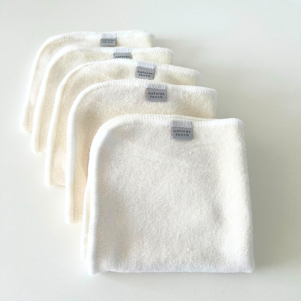 Reusable wash cloths or nappy wipes. Made from soft and absorbent making any clean up easy. 