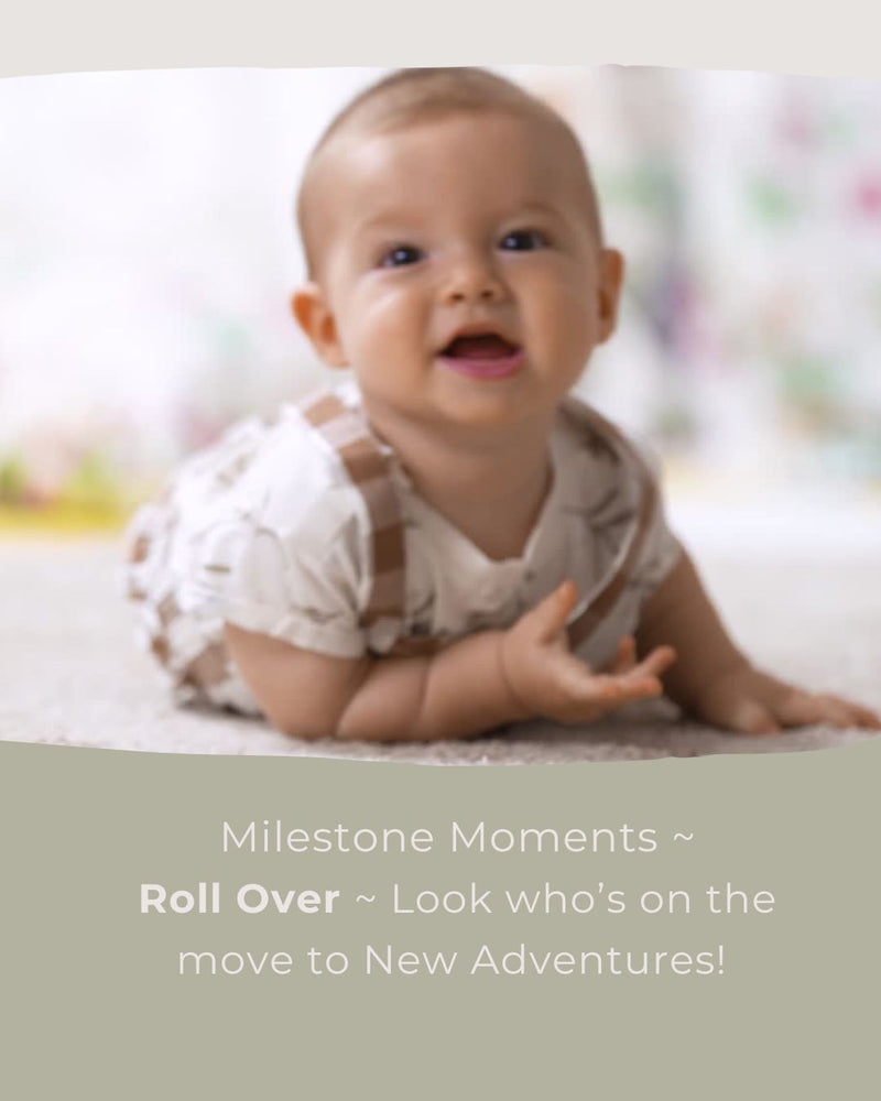 Rolling over is one of those magical first milestones in your baby’s development – and while it may seem like it happens overnight, it’s actually the result of weeks of growing strength, coordination, and curiosity.