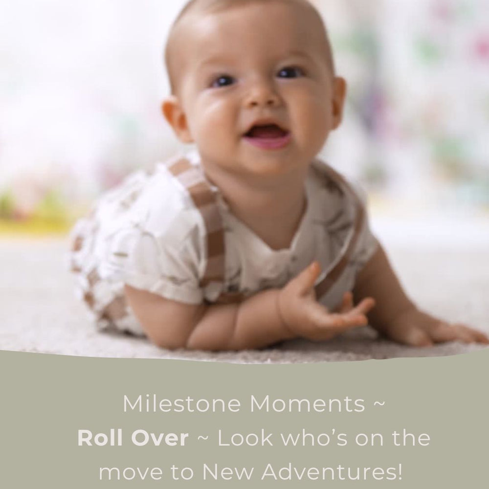 Rolling over is one of those magical first milestones in your baby’s development – and while it may seem like it happens overnight, it’s actually the result of weeks of growing strength, coordination, and curiosity.