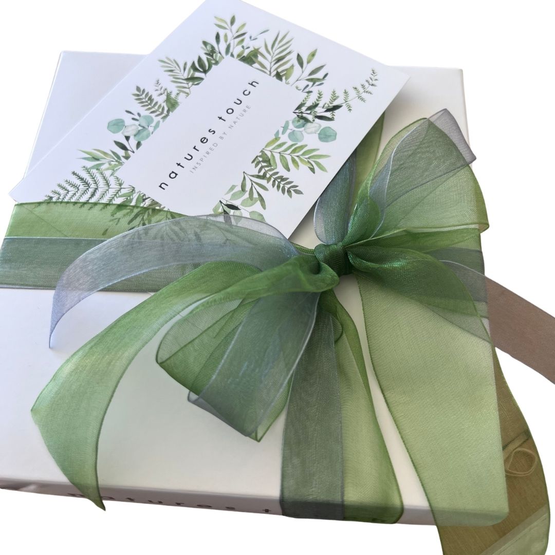 
                  
                    Natures Touch gift box option to celebrate pregnancy, a birth or new mum & baby. 
                  
                