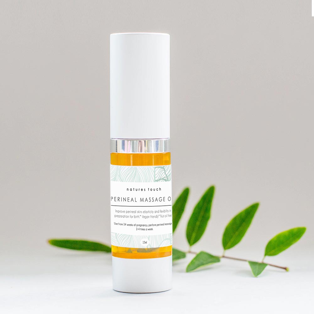 A nutrient-rich oil for perineal massage to improve perineal skin elasticity